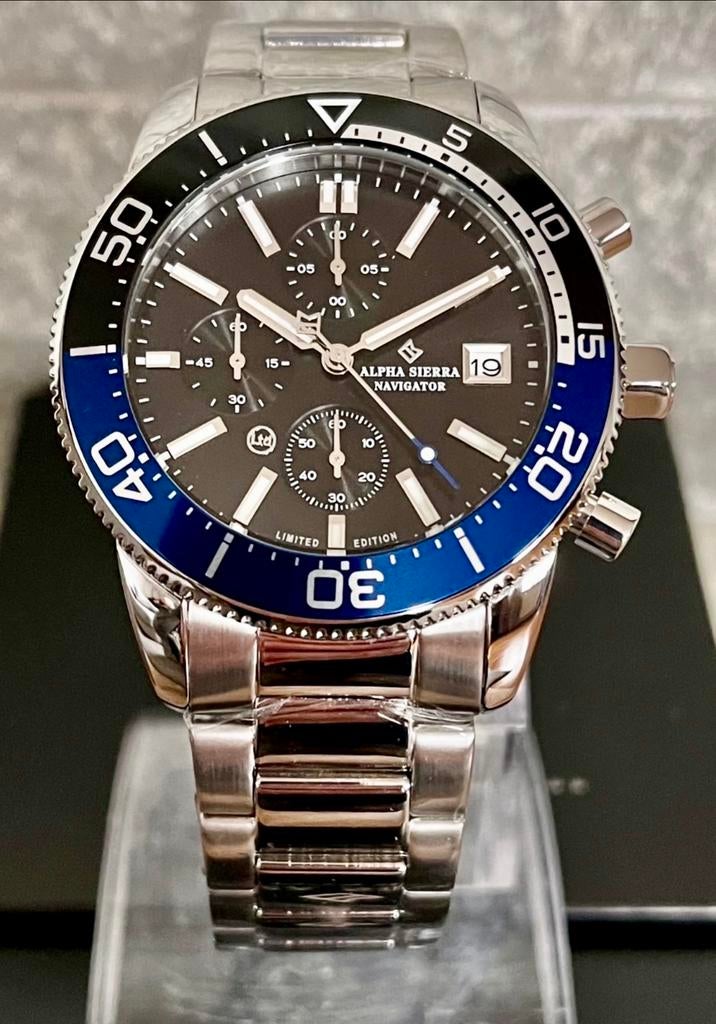 CHRONO SPORTS ALPHA SIERRA NAVIGATOR  VAUT399€! 💯%NOUVEAU !, Enlèvement ou Envoi, Neuf