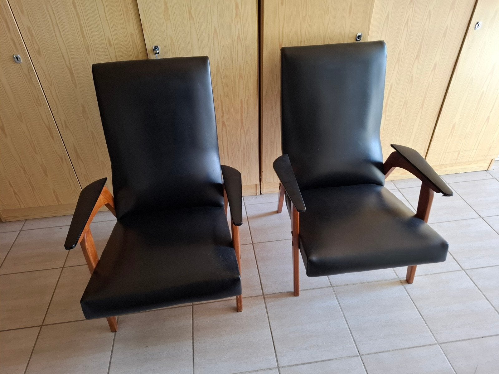 Paire de fauteuils vintage design scandinave – années 60/70, Enlèvement, Inconnu, Inconnu, Inconnu