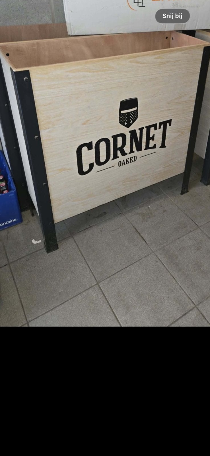 Bloembak hout cornet, Enlèvement, Comme neuf, Bois