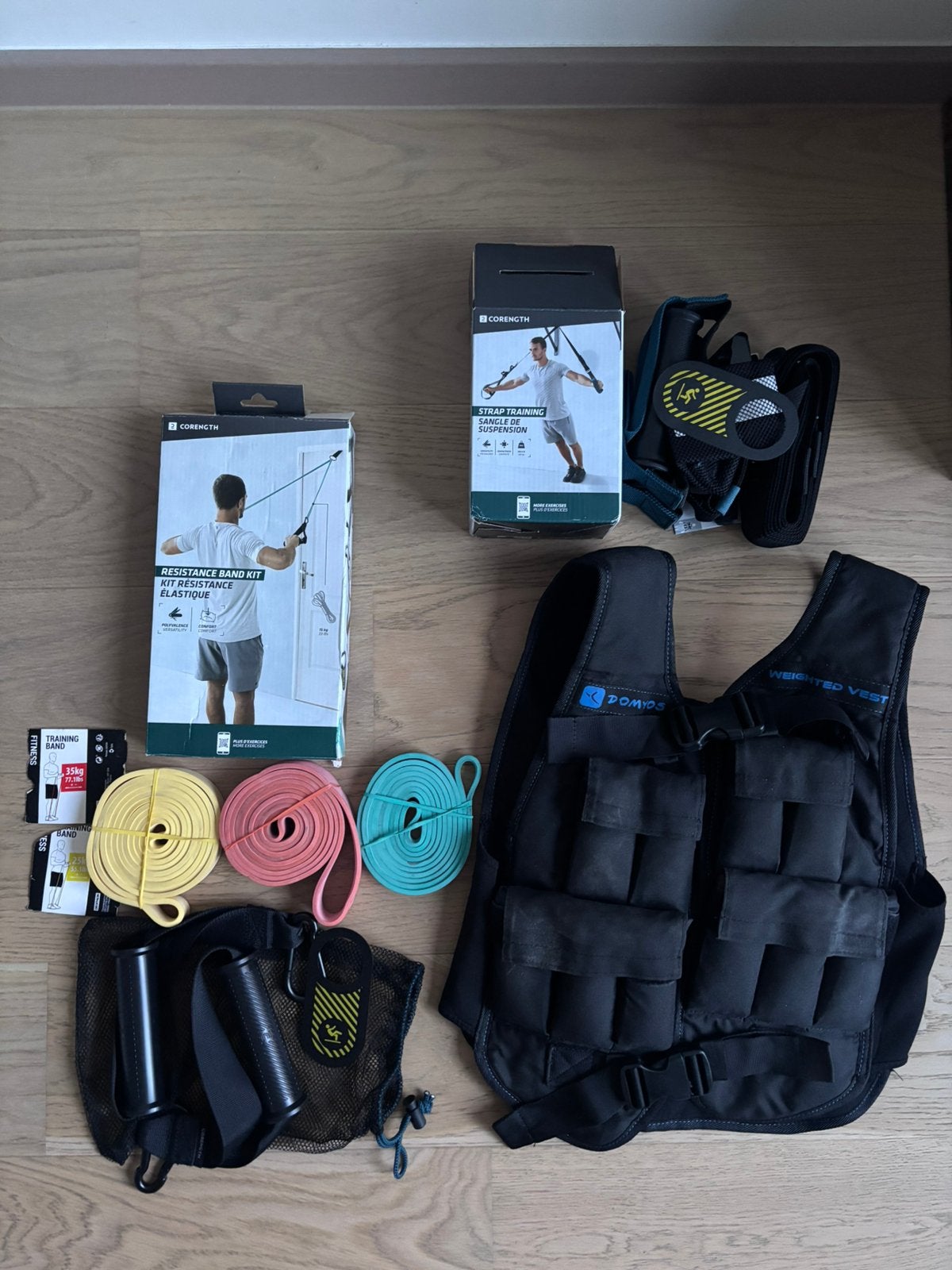 ️ Home gym complet Décathlon — musculation & cross-training, Sports & Fitness, Enlèvement, Comme neuf