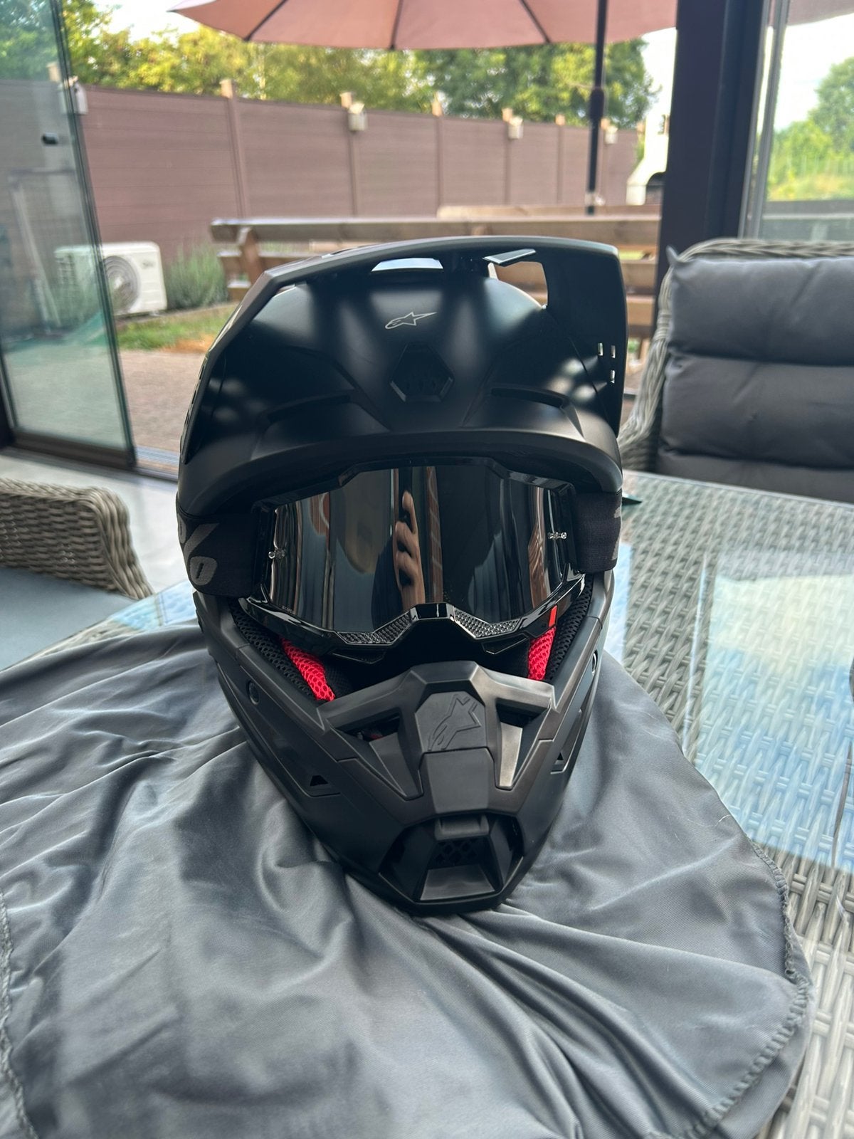 Motocross kledij +helm +botten, Motoren, Ophalen