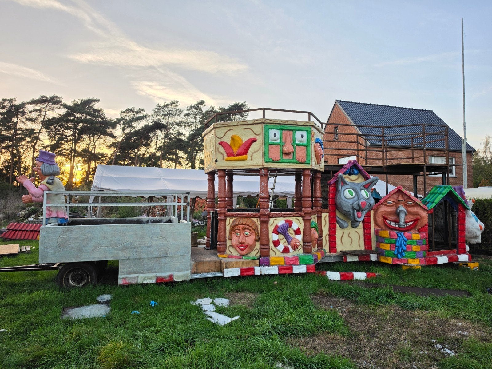 carnavalswagen te huur, Hobby en Vrije tijd, Ophalen