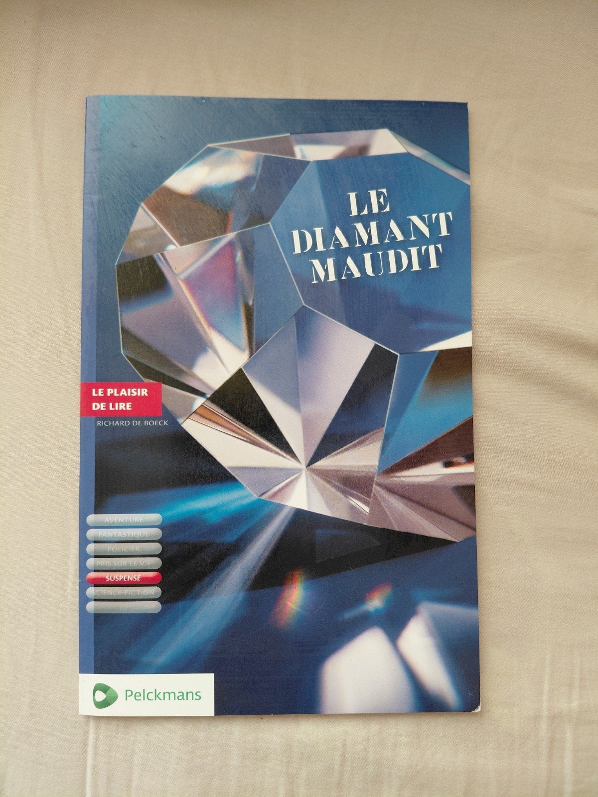 Le diamant maudit, Ophalen of Verzenden, Zo goed als nieuw, Frans, Pelckmans