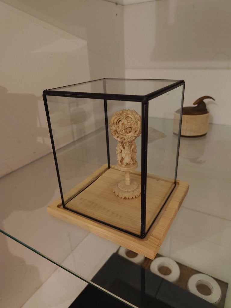 Art non occidental, Antiquités & Art, 16 cm, Sculpture, Chine, Matériau naturel