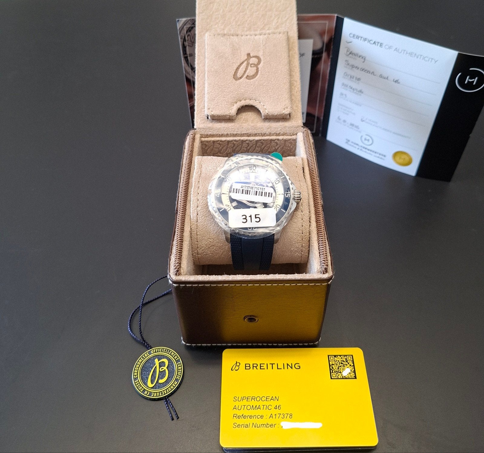 Breitling Superocean Automatic 46 – Neuve – Full set, Enlèvement ou Envoi, Acier, Acier, Breitling
