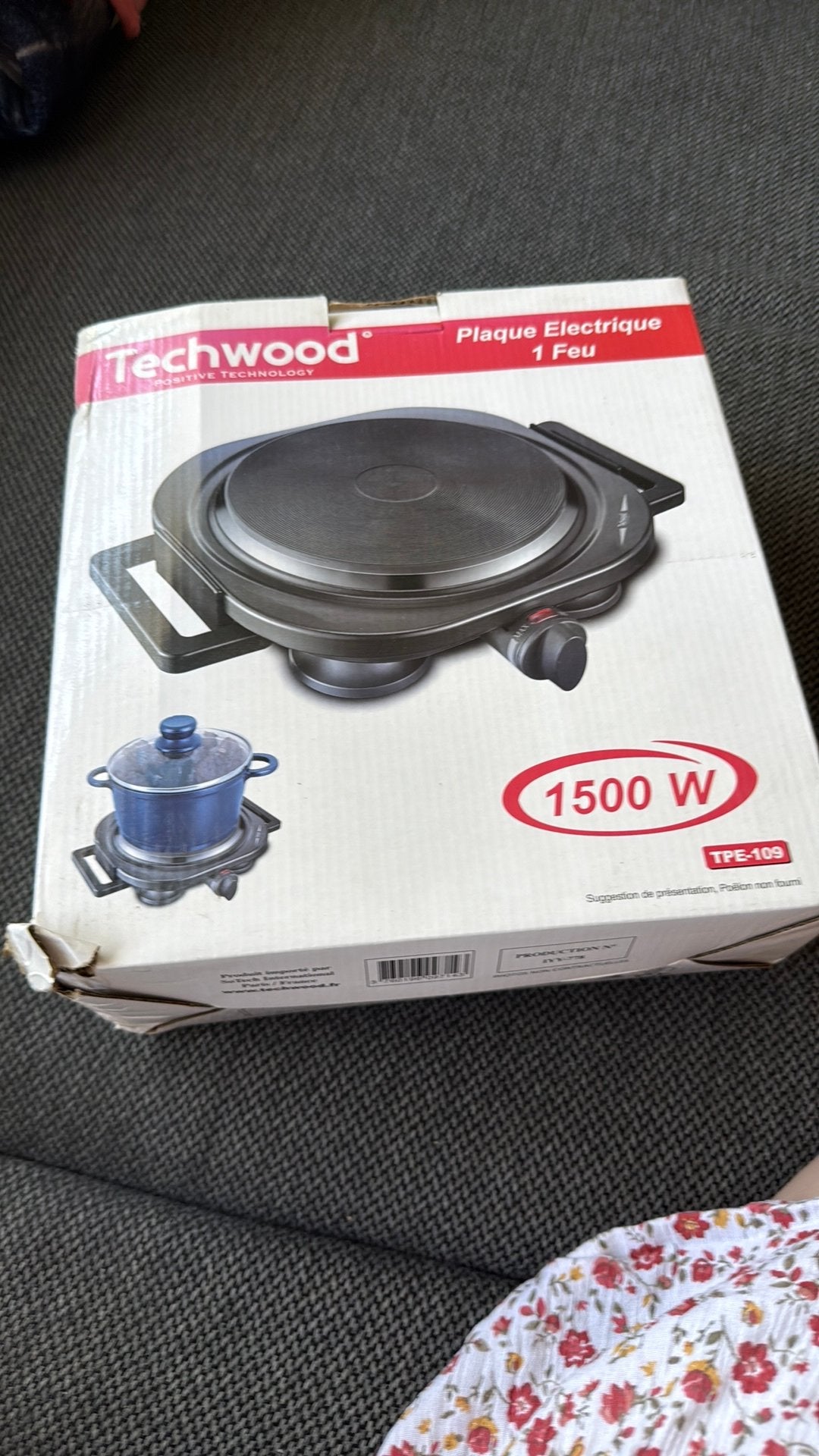 Techwood TPE-109, Electroménager, Enlèvement ou Envoi, Comme neuf, Autoportant, Électrique