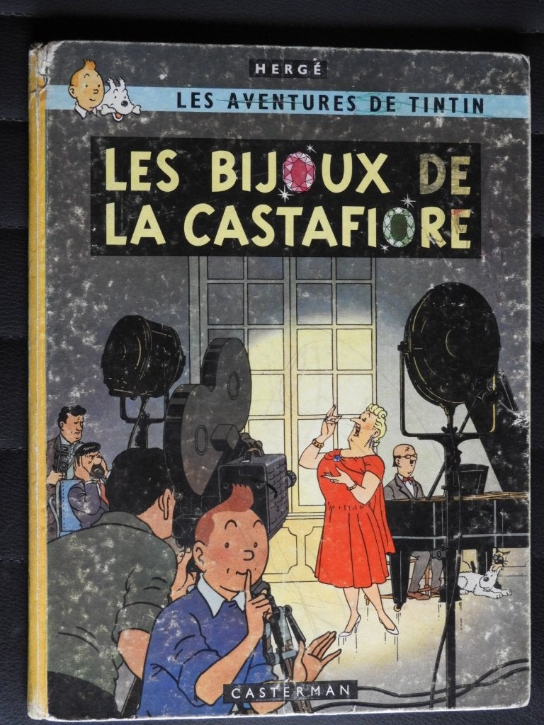 TINTIN ' Les Bijoux de la Castafiore ' EO 1963, Livres, Une BD, Enlèvement ou Envoi, Utilisé, Hergé.