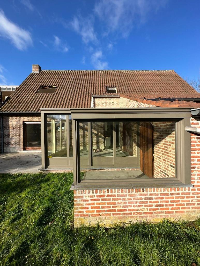 Véranda complète en aluminium (démontée) - prix compétitif, Enlèvement, Utilisé, Véranda