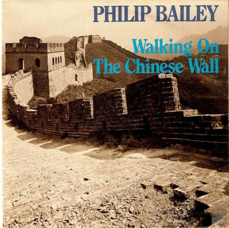 single Philip Bailey - Walking on the Chinese wall, 7 inch, Ophalen of Verzenden, Zo goed als nieuw, Pop