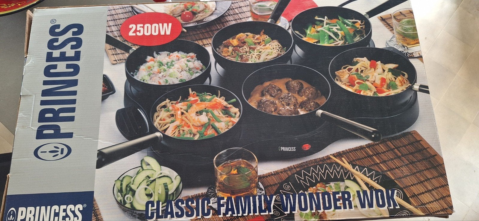 Family wok zwart, Electroménager, Enlèvement ou Envoi
