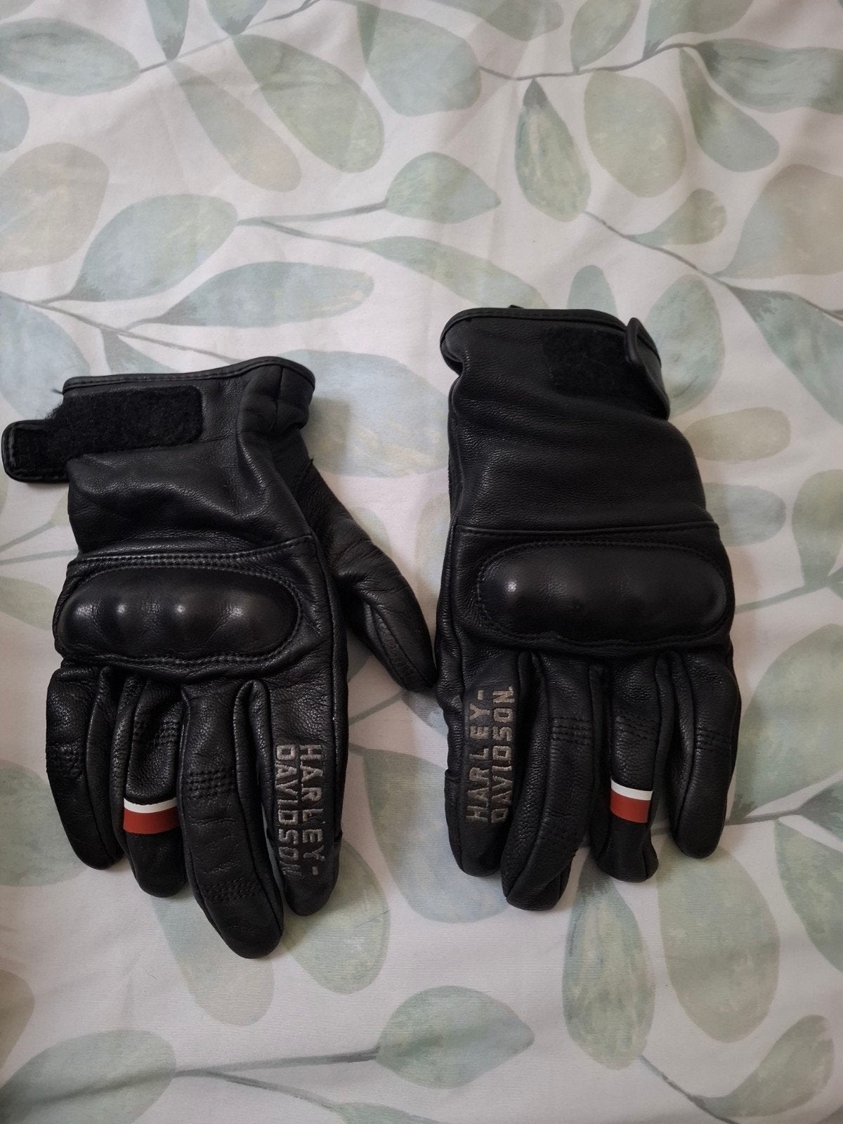 Leren handschoenen Harley Davidson maat M, Motoren, Ophalen, Harley-Davidson, Dames, Handschoenen
