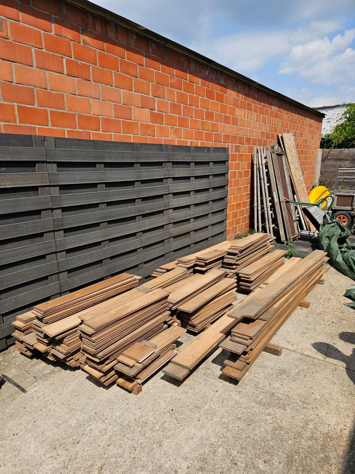 Eiken planken, Ophalen, Eiken