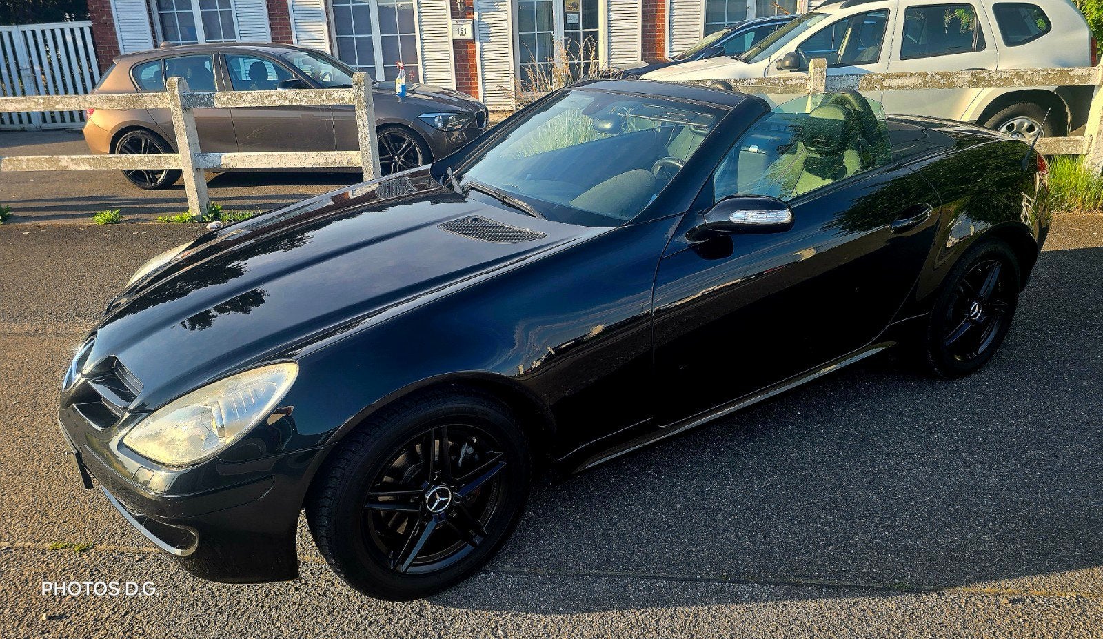 Mercedes SLK 200 COMPRESOR 1800CC 163cv 2005 120000km, Cuir, Achat, Système audio, Cabriolet