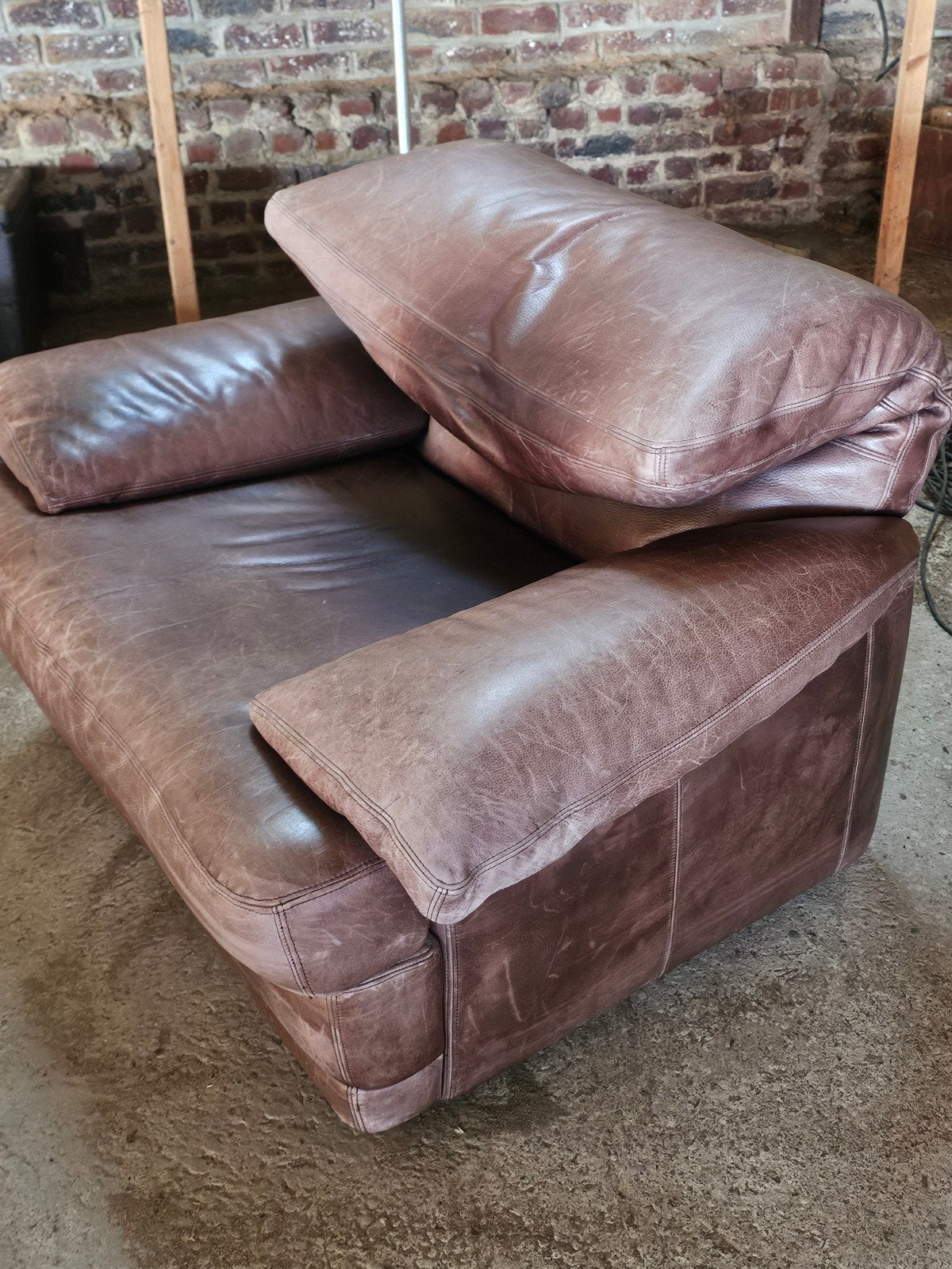 fauteuil en cuir vintage, Enlèvement