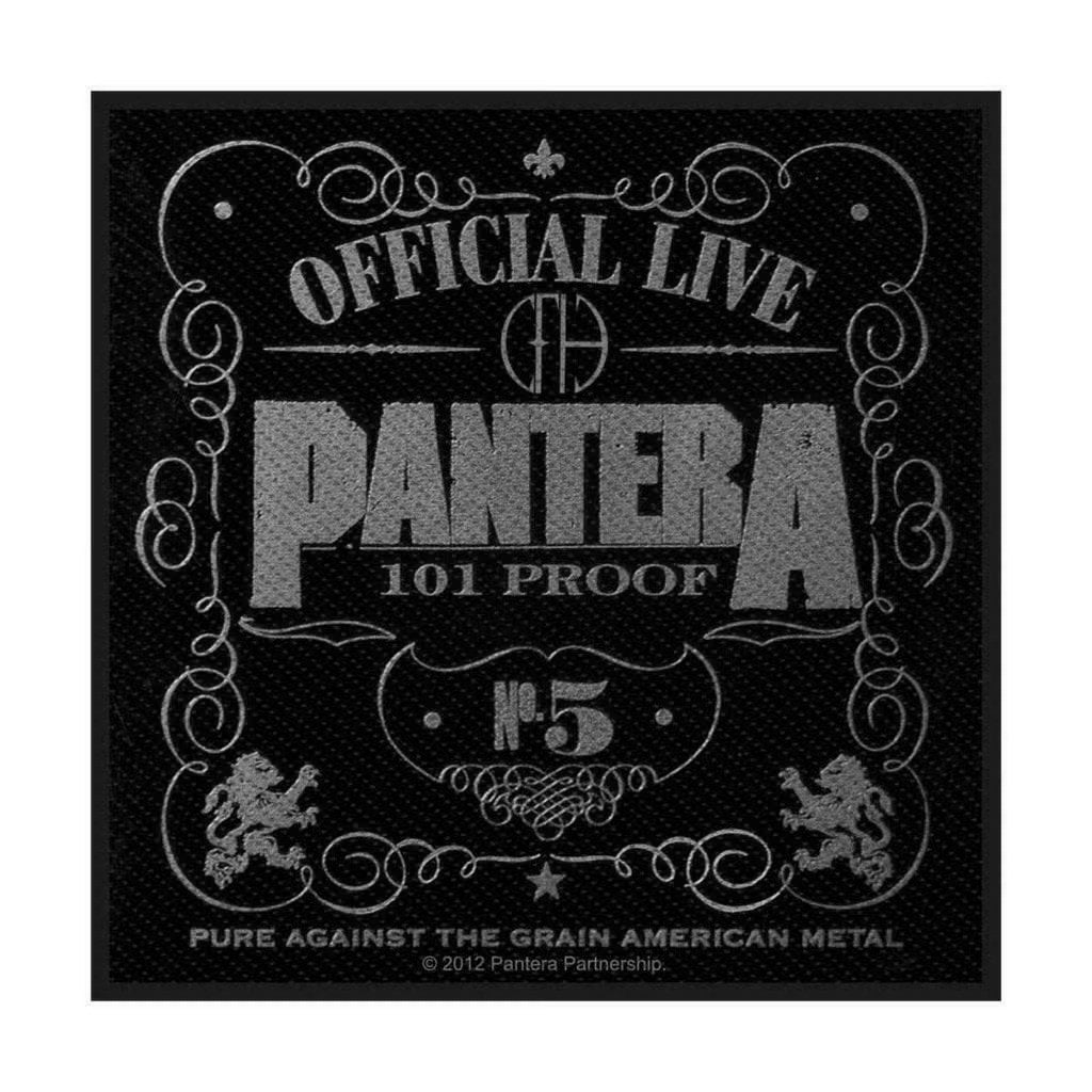 Pantera Official Live 101% Proof Patch officiële merchandise, Ophalen of Verzenden, Nieuw