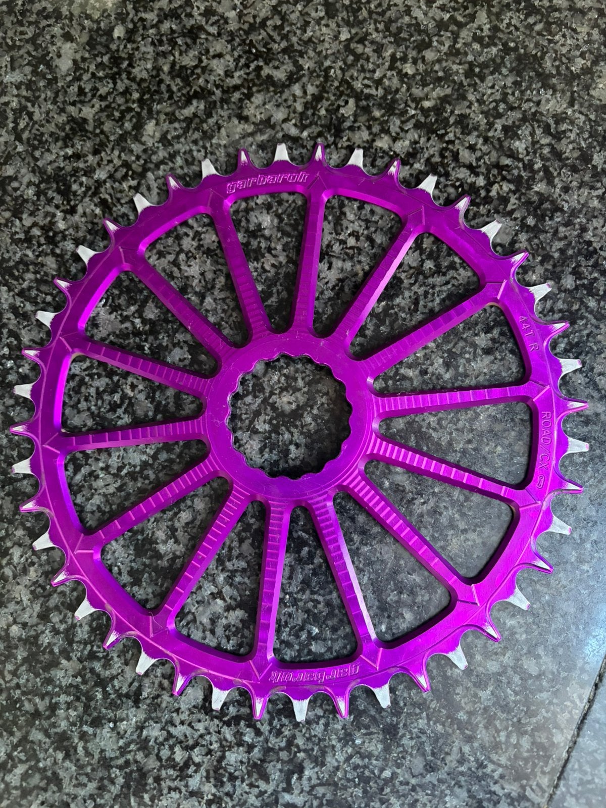 Garbaruk 44t chainring/voorblad, easton/raceface mount, Fietsen en Brommers, Fietsonderdelen, Ophalen, Zo goed als nieuw