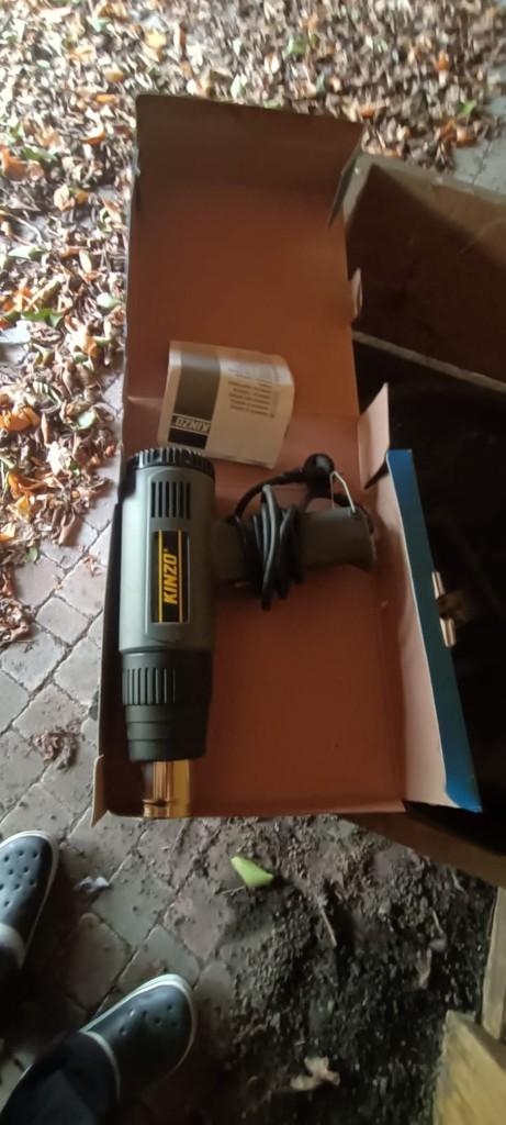 Kinzo heteluchtpistool / verf afbrander, Doe-het-zelf en Bouw, Ophalen, Nieuw