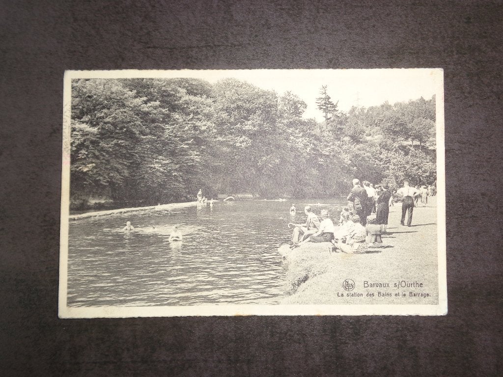 1 oude postkaart uit Barvaux sur Ourthe, Ophalen