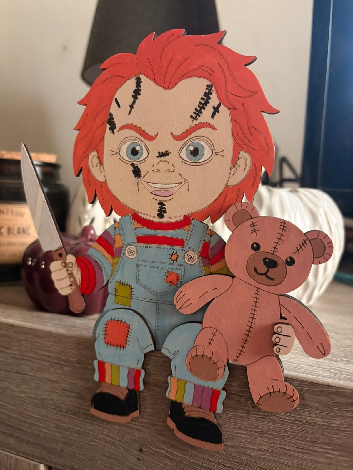 Chucky — Halloween-decoratie, Verzenden, Zo goed als nieuw, Versiering