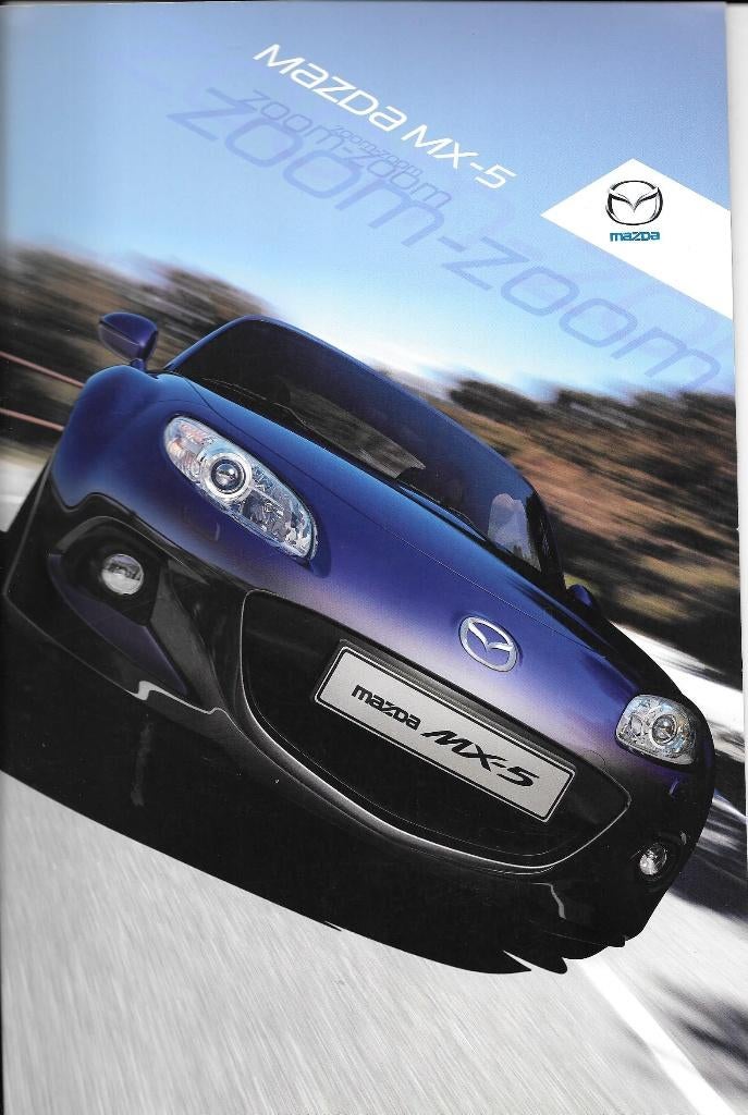 MAZDA MX-5,  2009, Livres, Autos | Brochures & Magazines, Enlèvement ou Envoi, Comme neuf, Mazda