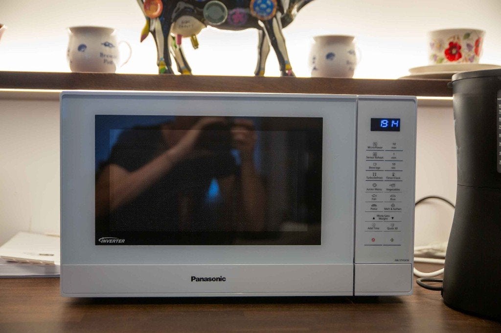Microgolfoven, Panasonic NN-ST45KW, Elektronische apparatuur, Ophalen, Microgolfoven, Zo goed als nieuw, Vrijstaand