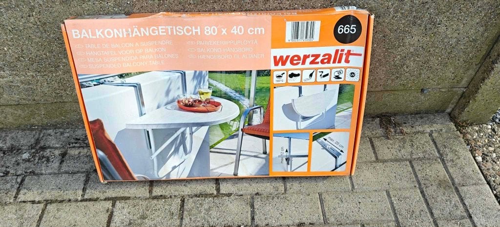 Balkon tafeltje, Ophalen, Nieuw