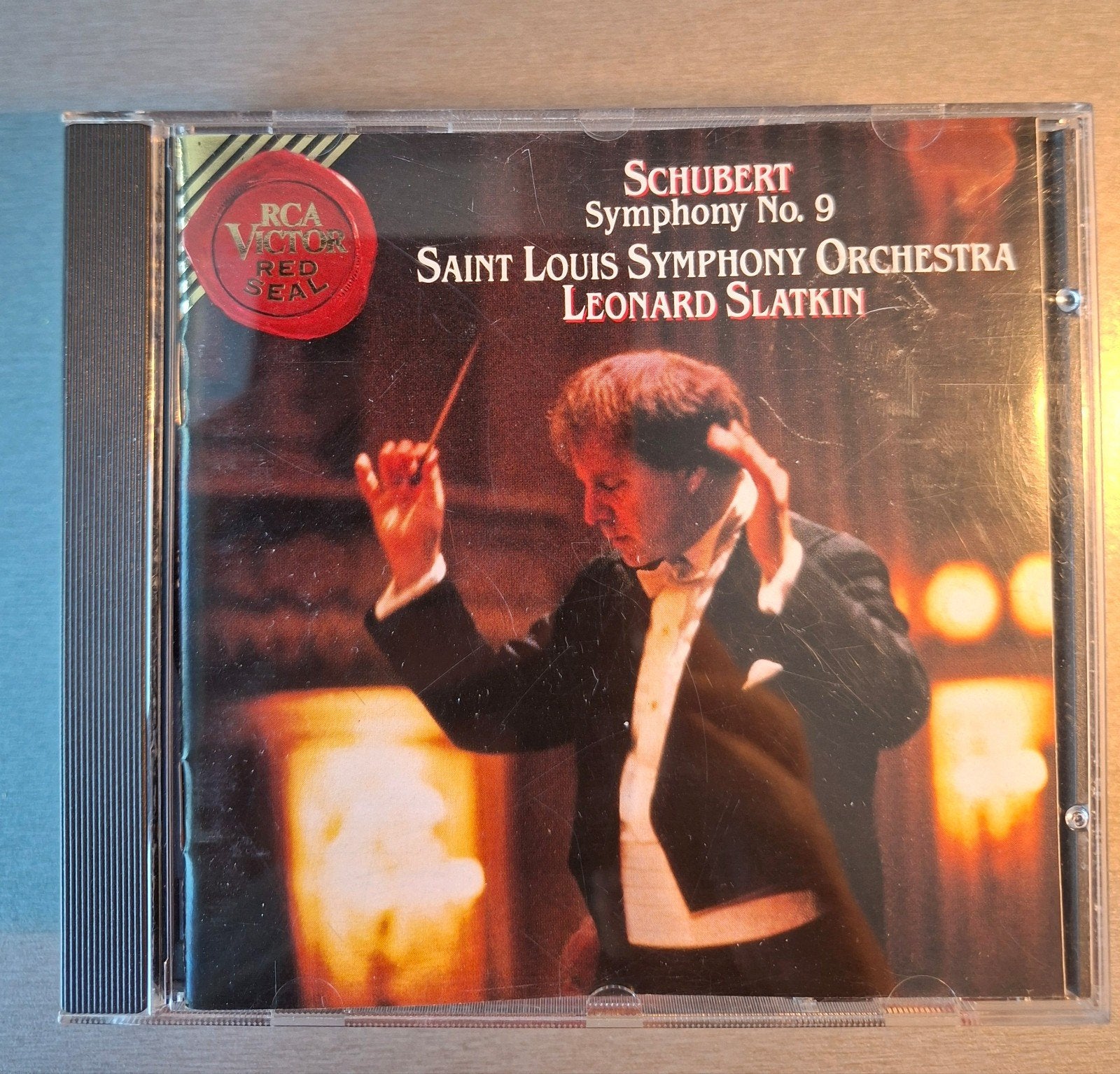 Cd. Schubert.  Symphony no. 9 (RCA, Slatkin)., Cd's en Dvd's, Cd's | Jazz en Blues, Ophalen of Verzenden