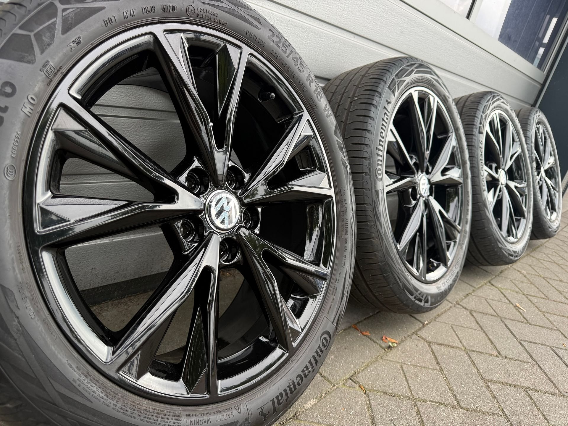 18 inc VW Golf 7 8 MK8 E-golf Touran Caddy Seat Leon velgen, 18 inch, Gebruikt, -, -