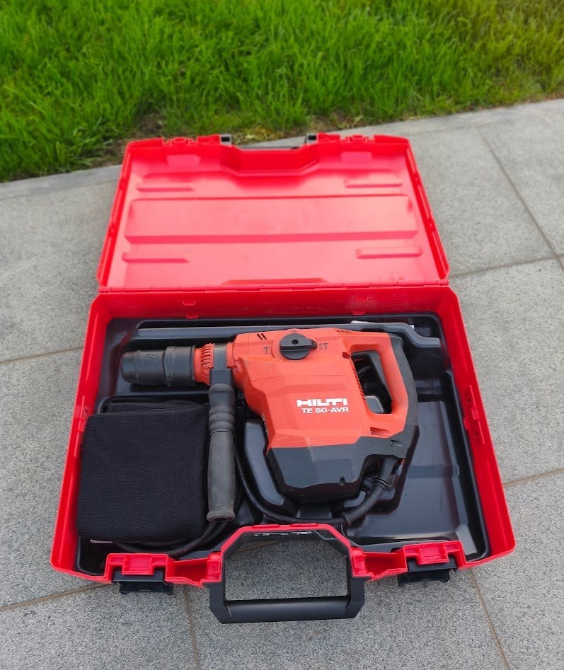 Marteau perforateur Hilti TE50 AVR + adaptateur, Bricolage & Construction, Outillage | Foreuses, Comme neuf, Marteau perforateur et/ou Marteau piqueur