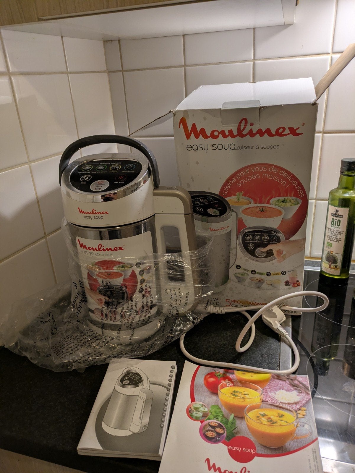 Moulinex Easy Soup soepmaker in perfecte staat, 1 tot 2 liter, Ophalen, Zo goed als nieuw