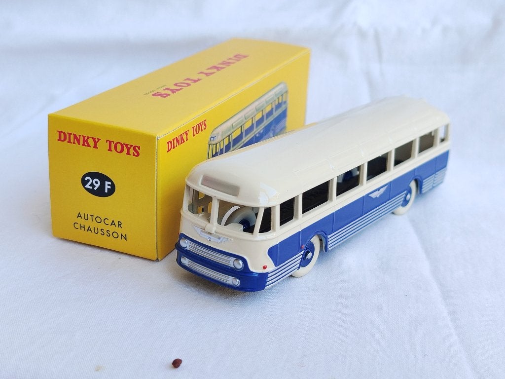 Dinky Atlas _ Chausson bus _ ref. 29F (blauw en beige), Ophalen of Verzenden, Zo goed als nieuw, Bus of Vrachtwagen, Dinky Toys