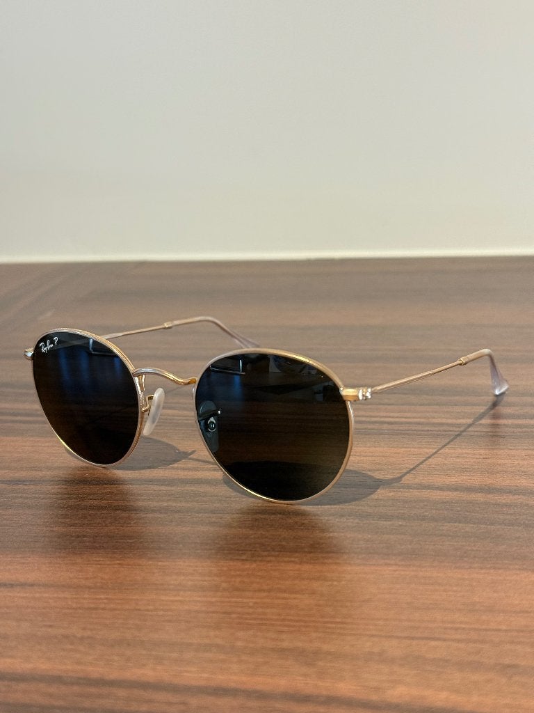 Ray-Ban Round Metal RB3447 - gepolariseerd, Handtassen en Accessoires, Zonnebrillen en Brillen | Heren, Ophalen, Zonnebril, Overige kleuren