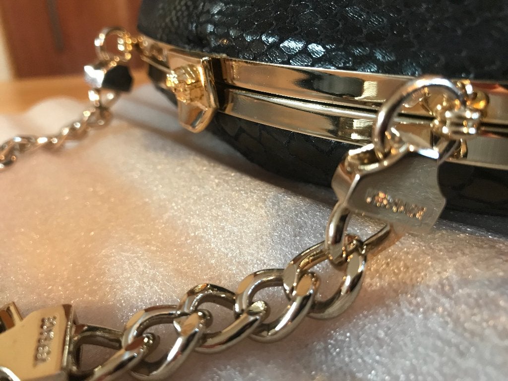 Versace tas, Handtassen en Accessoires, Tassen | Damestassen, Ophalen of Verzenden, Nieuw, Zwart, Avondtasje