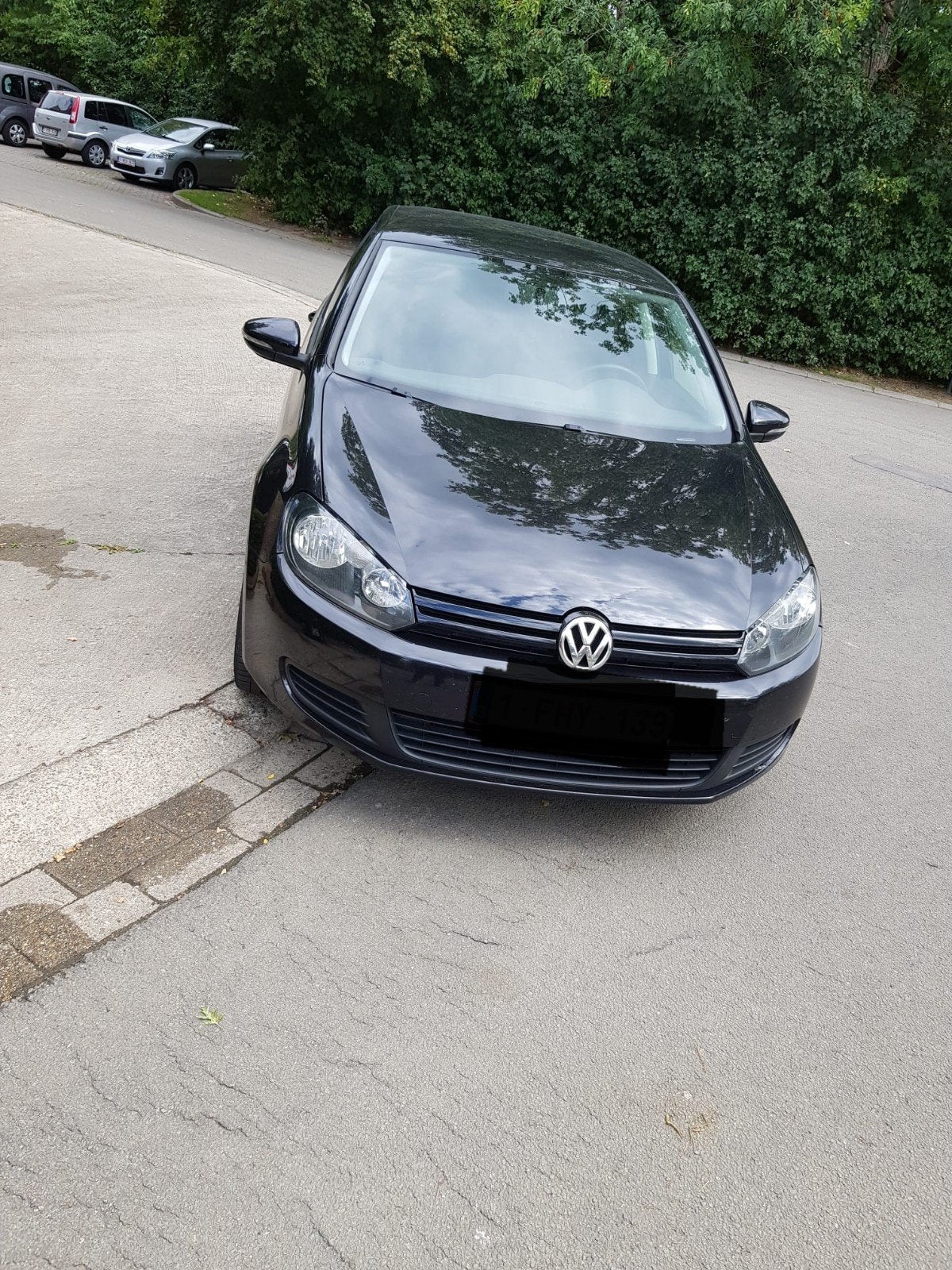 VW Golf 6 1.6TDI 105pk bj 2010, Voorwielaandrijving, Euro 5, Stof, Zwart