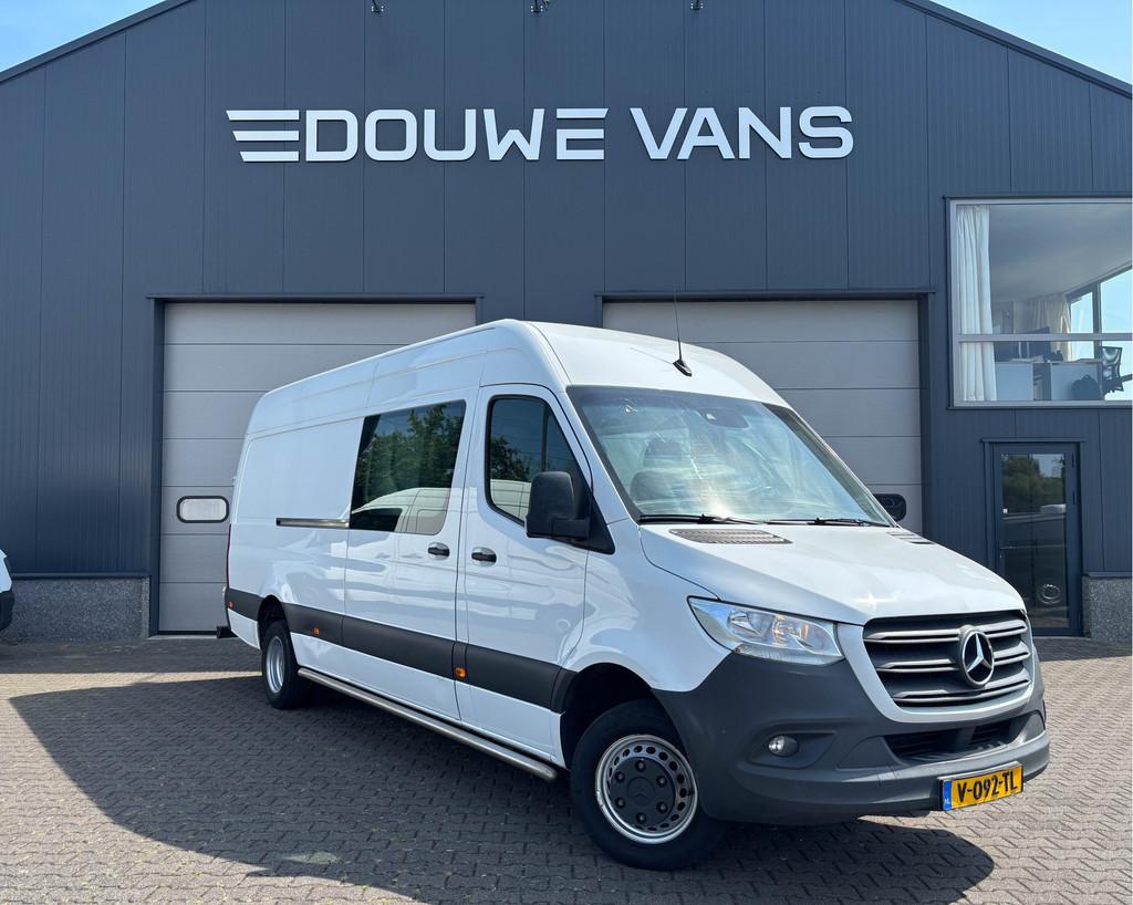 Mercedes-Benz Sprinter 514 L3 H2 Dubbel Lucht DC Automaat Tr, Autos, 2559 kg, Système de détection de la somnolence, Achat, Euro 6