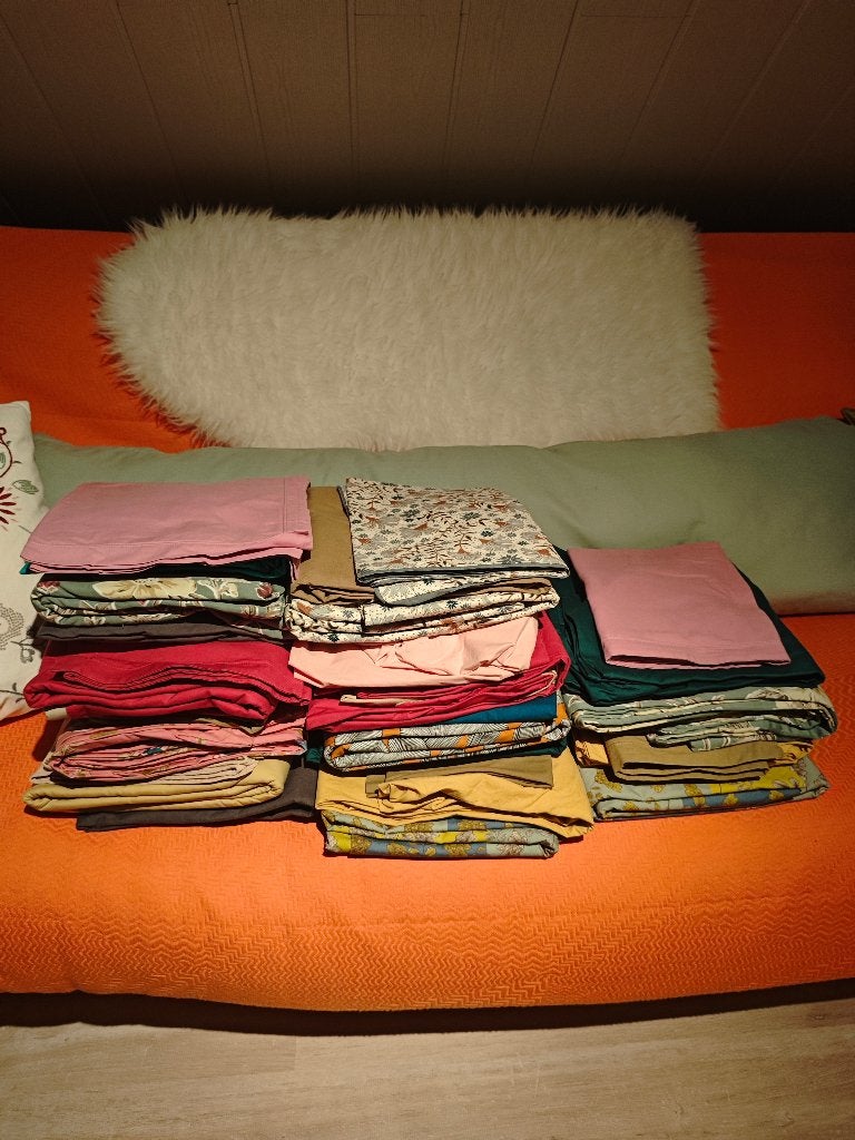 Drap de lit et housse, Maison & Meubles, Chambre à coucher | Linge de lit, Comme neuf, Drap-housse ou Taie d'oreiller, Une personne