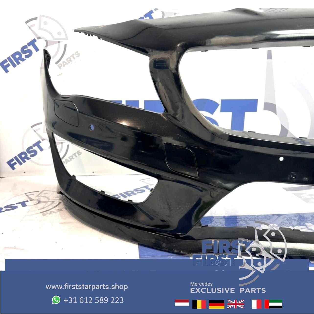 W117 45 AMG Voorbumper 2015 CLA45 bumper PDC OEM, Gebruikt, -, Voor, Ophalen of Verzenden