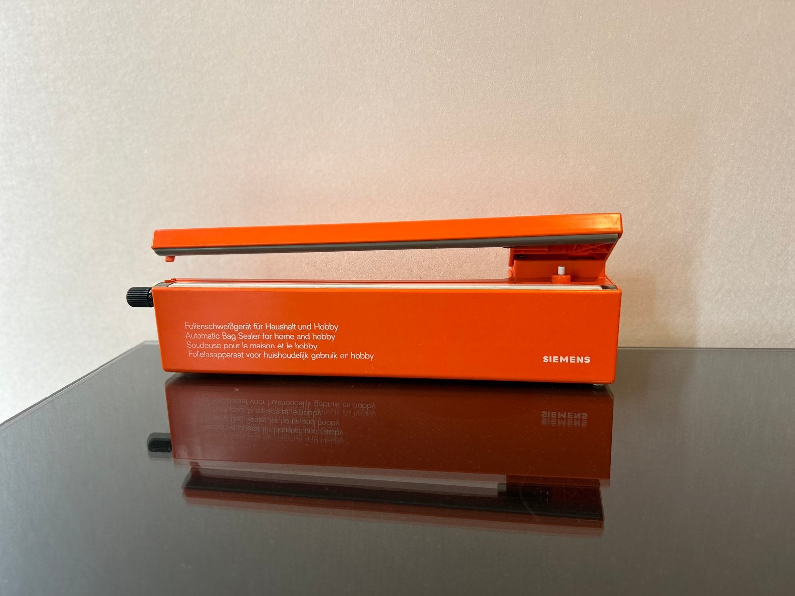 Vintage Siemens folielasapparaat, Ophalen, Gebruikt, Oranje