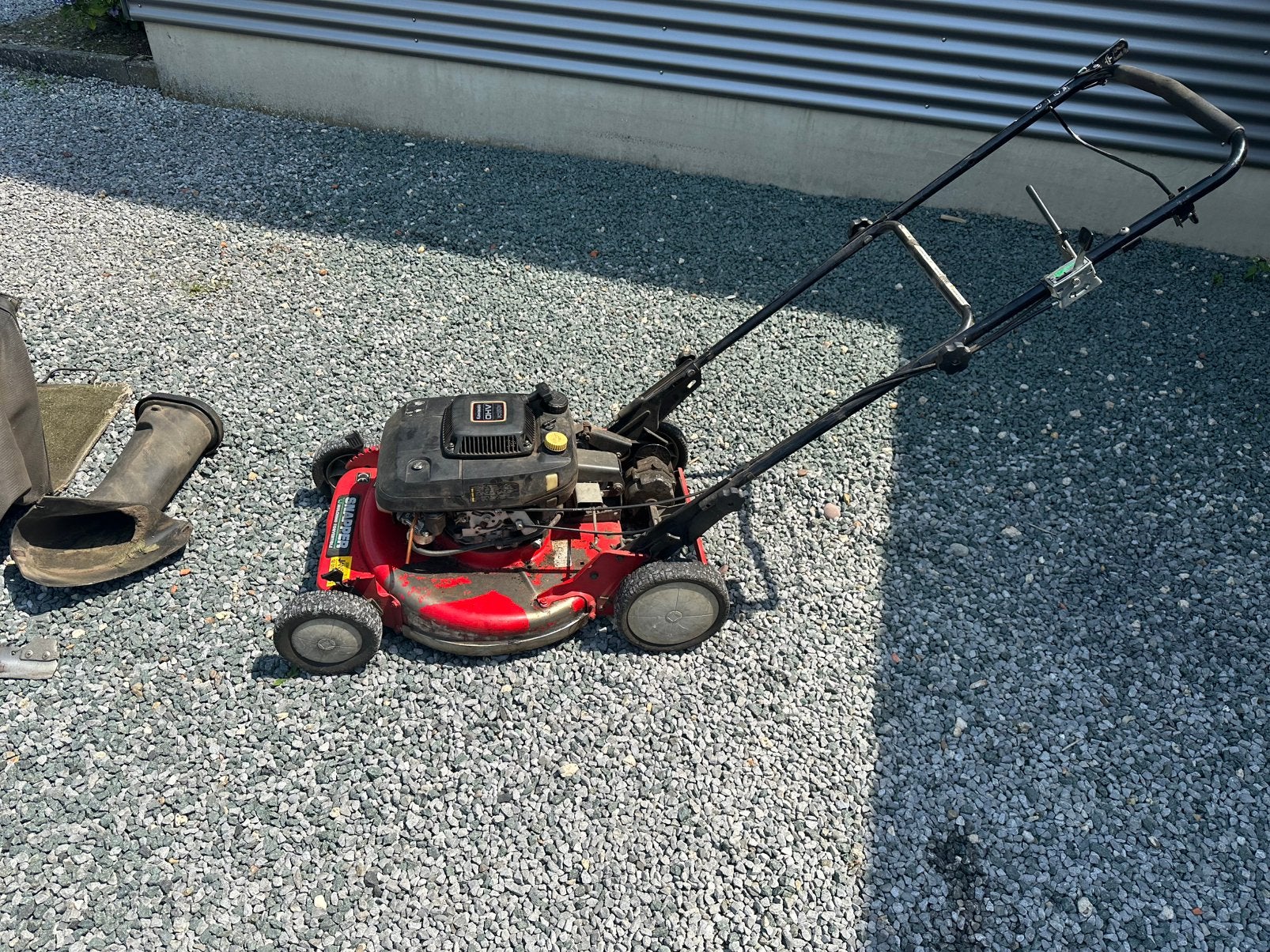 Grasmaaier Kawasaki, Ophalen, Gebruikt, Opvangbak
