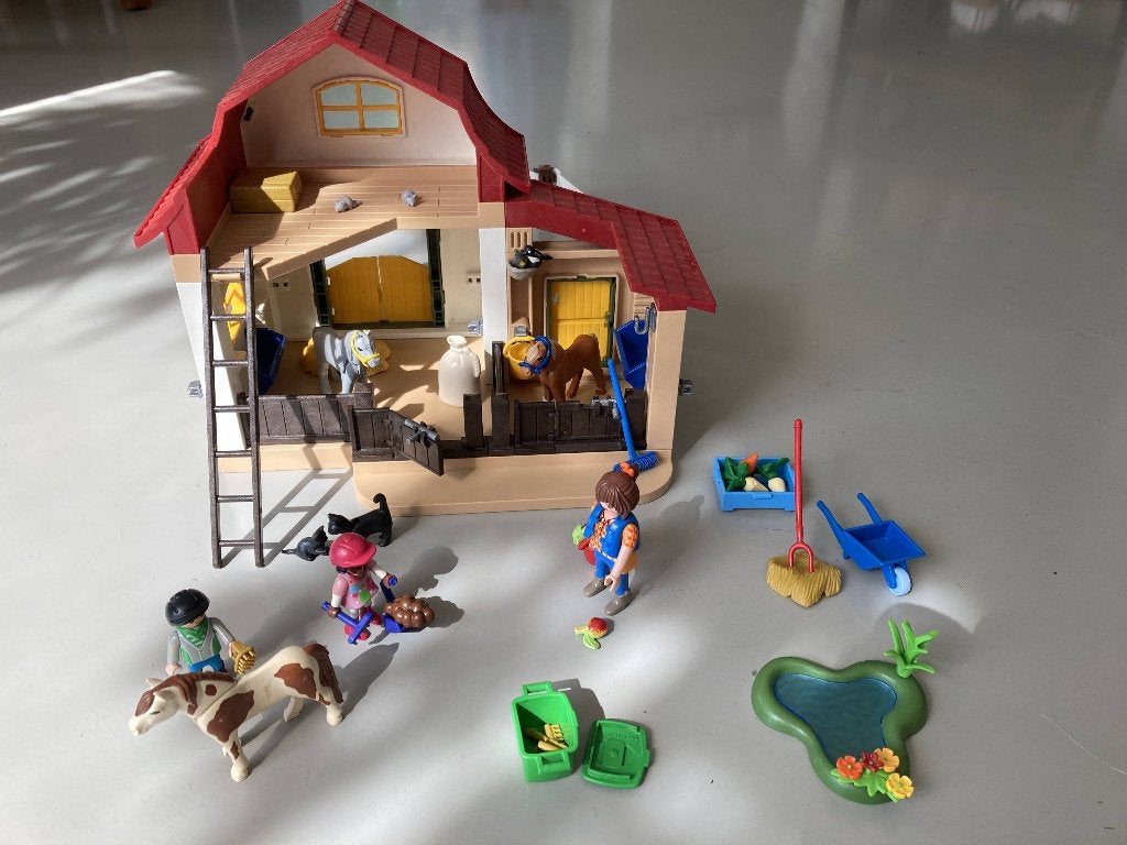 Parc à poneys Playmobil pour 20 euros, Enlèvement ou Envoi
