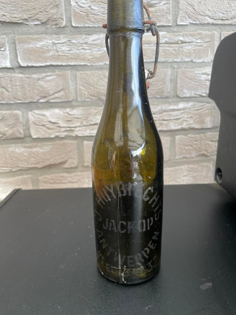 Jack-op fles depot antwerpen, Verzamelen, Biermerken, Ophalen of Verzenden, Zo goed als nieuw, Flesje(s)