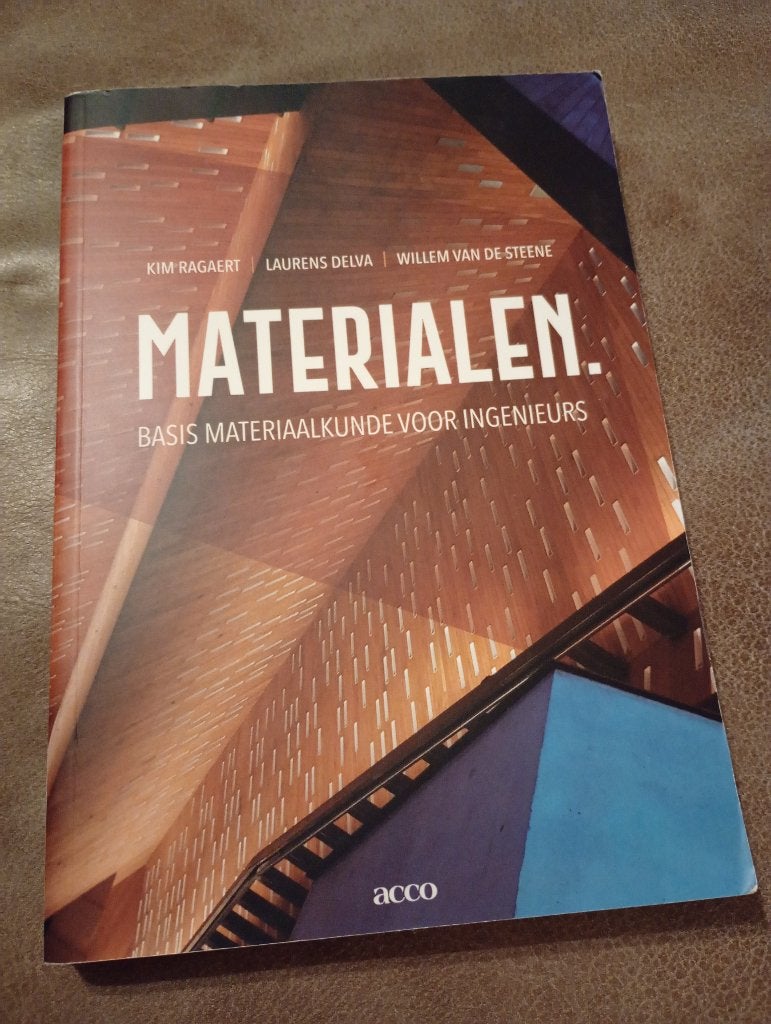 Materialen - basis Materiaalkunde voor ingenieurs, Enlèvement ou Envoi, Comme neuf, Enseignement supérieur, Kim Ragaert