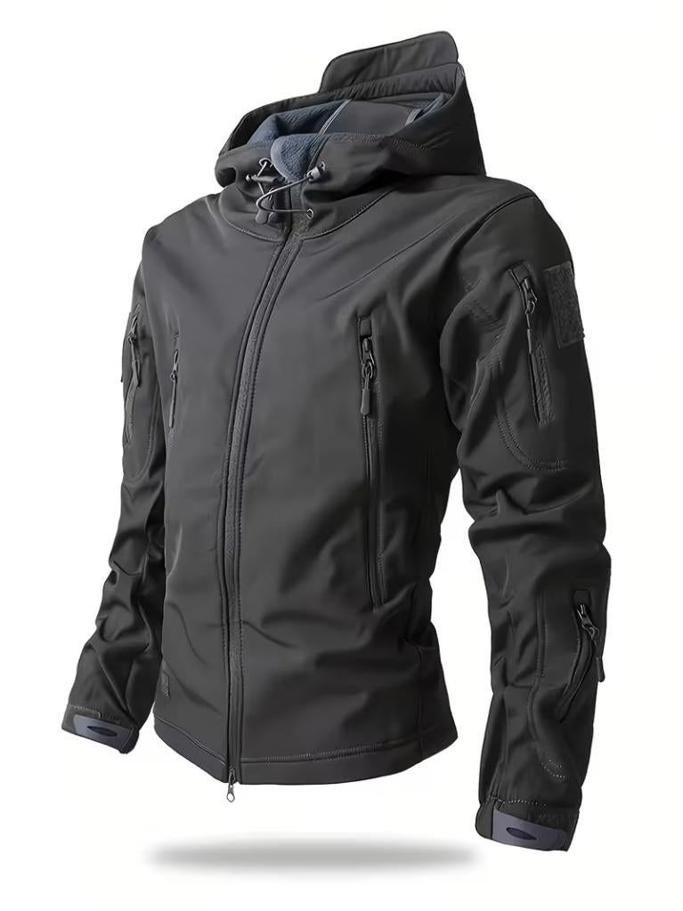 Multi-Pocket Soft Shell Jas, Ophalen of Verzenden, Nieuw, Maat 48/50 (M), Grijs