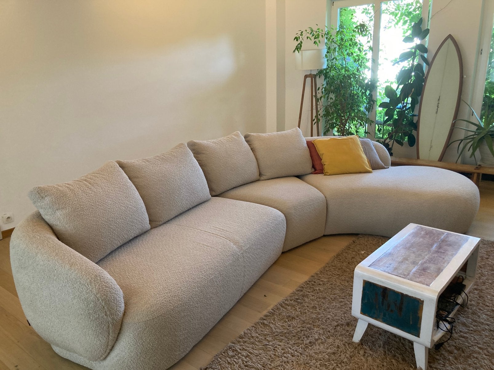 Canapé d’angle Flexlux Torino – Quatuor Design – État neuf, Ophalen of Verzenden, Zo goed als nieuw