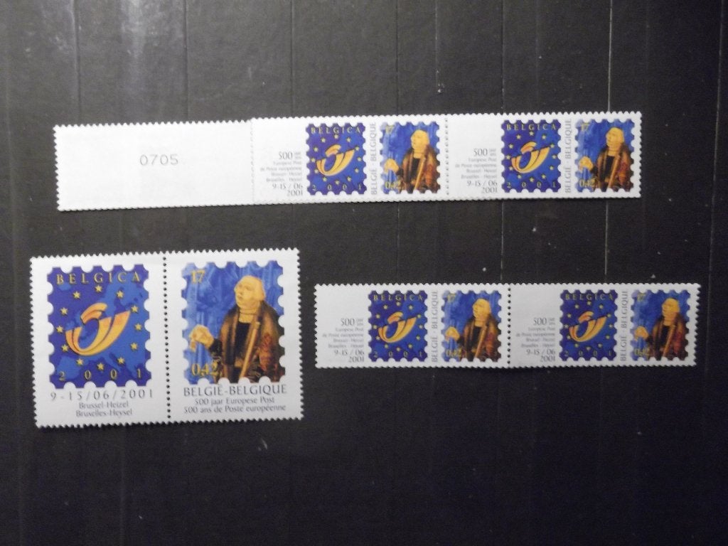 R99-R97 (2932) + 2901 Tassis MNH, Timbres & Monnaies, Timbres | Europe | Belgique, Enlèvement ou Envoi, Non oblitéré, Timbre-poste