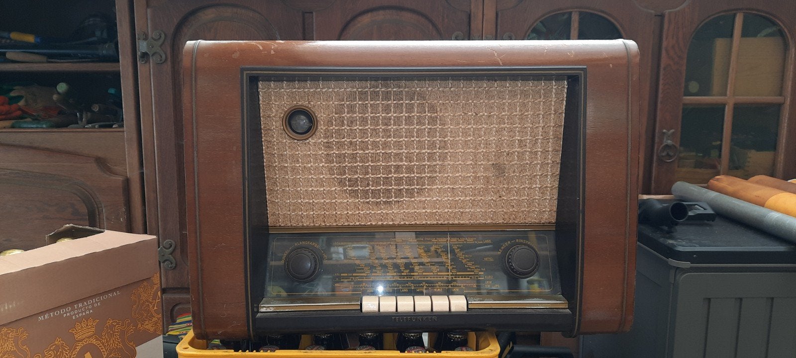 Oude radio, Huis en Inrichting, Haarden, Ophalen of Verzenden