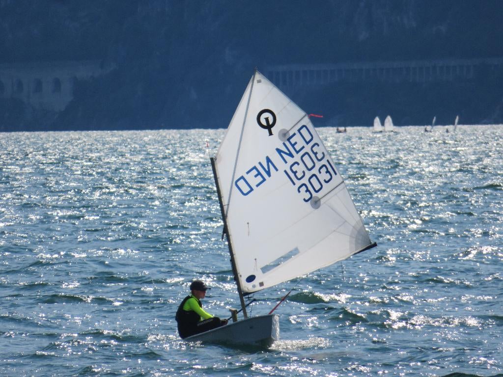 Fantastische uitgeruste Optimist 3031 – “Geri” te koop:, Optimist, 3 à 6 mètres, Comme neuf, Enlèvement