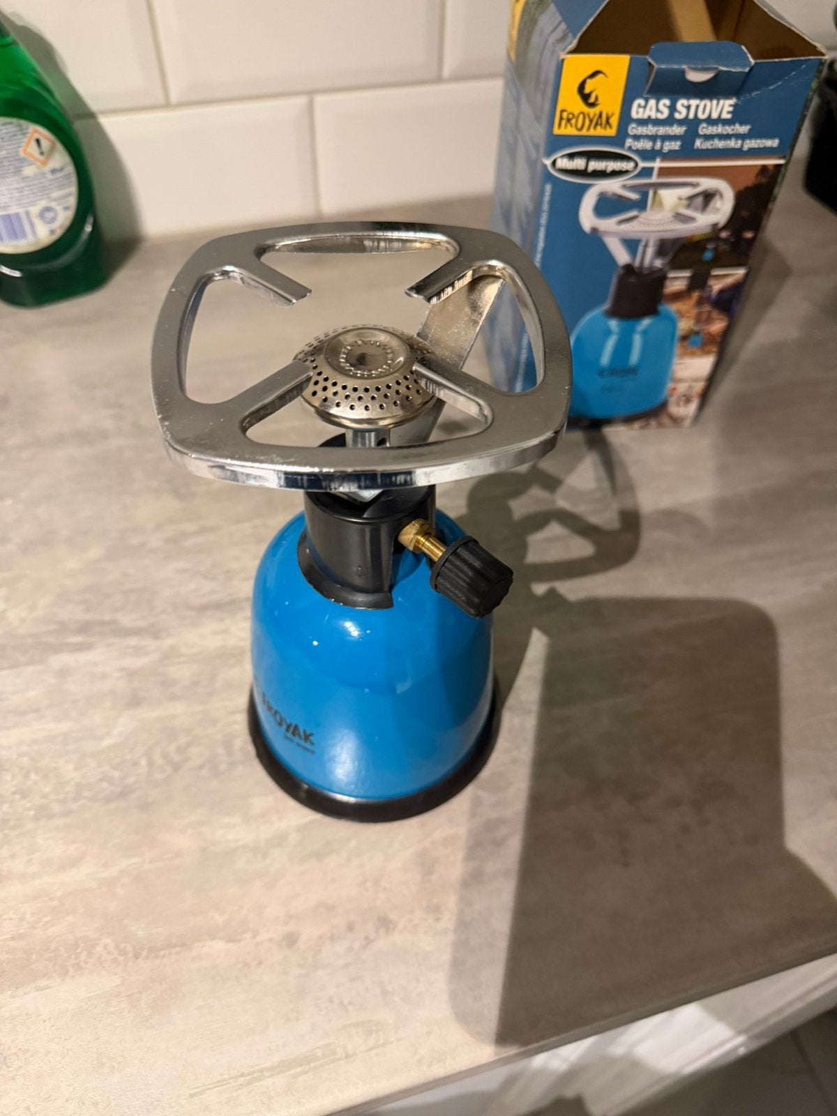 Gasfornuis, gasfornuis voor op de camping, Caravans en Kamperen, Ophalen, Zo goed als nieuw