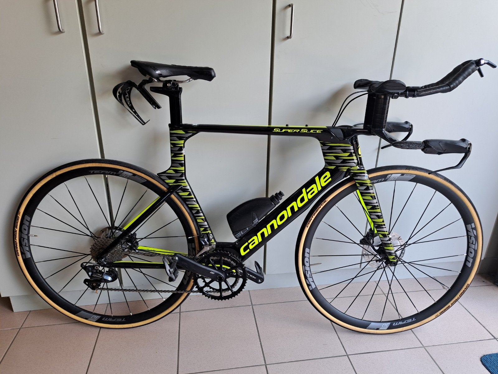 Cannondale tijdritfiets, Fietsen en Brommers, Fietsen | Racefietsen, Ophalen, Aluminium