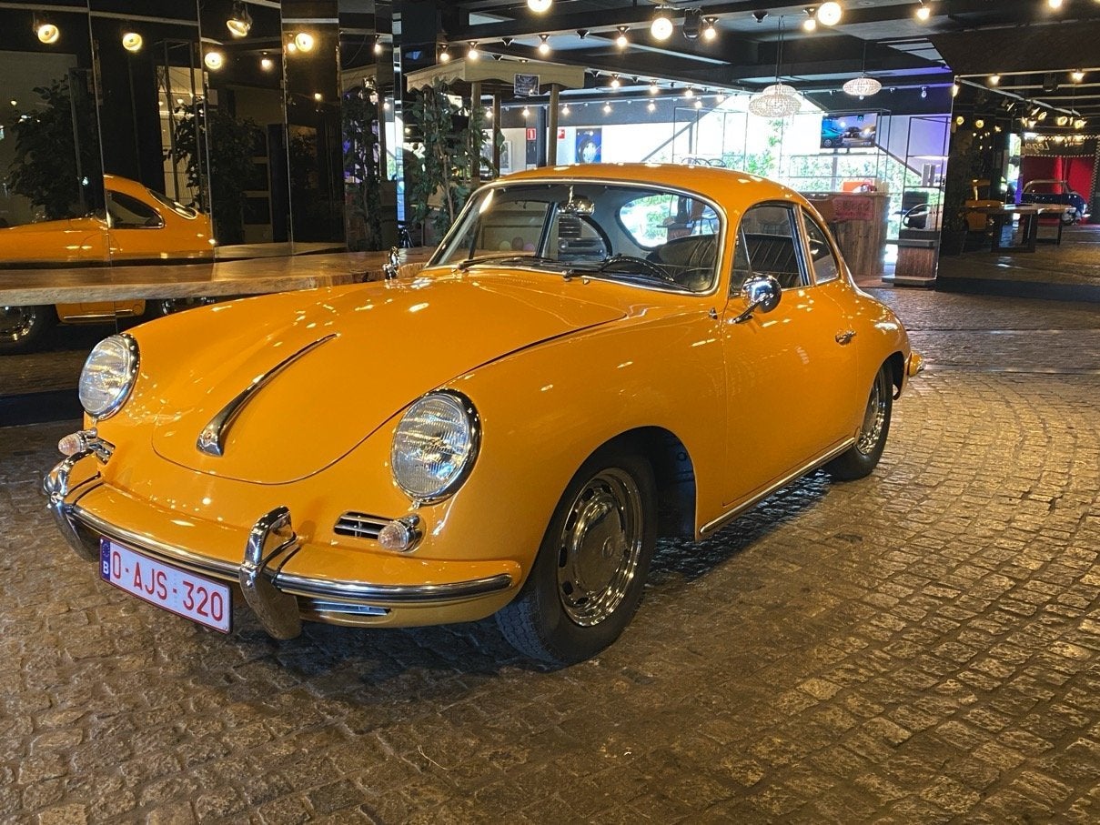 Porsche 356 356 C 1600 (année de construction 1963), Autos, Achat, Entreprise, Jaune, Boîte manuelle